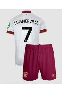 Fotbalové Dres West Ham United Crysencio Summerville #7 Dětské Třetí Oblečení 2024-25 Krátký Rukáv (+ trenýrky)